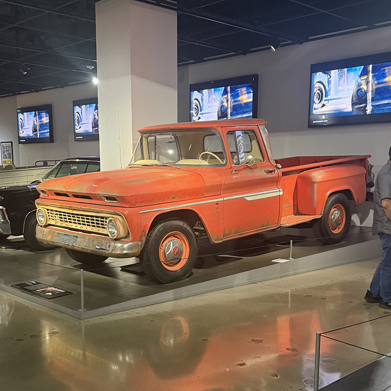 Petersen Auto Museum.  LA CA  Bella's truck. iykyk