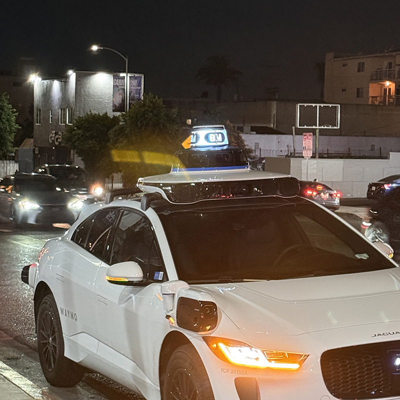 My driverless taxi ride.